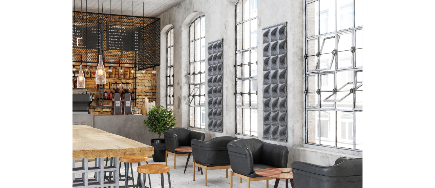 Klipper sound absorbing wall panels